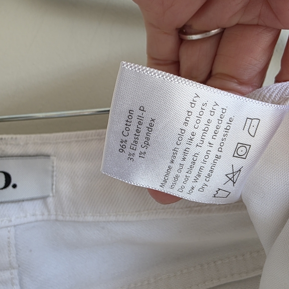 JBD Women's High-Rise Straight White Jeans - Picture 5 of 10